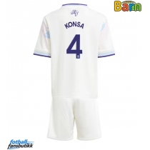 Aston Villa Ezri Konsa #4 Tredjedraktsett Barn 2025-26 Kortermet (+ Korte bukser)